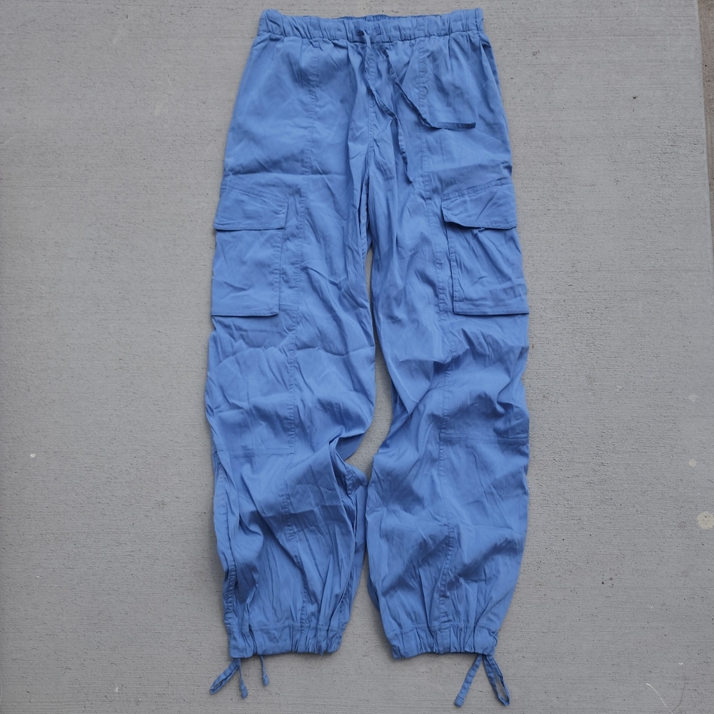 Lululemon Lightweight Adjustable Mid-Rise Cargo Pant Blue Willow Womens S /35801